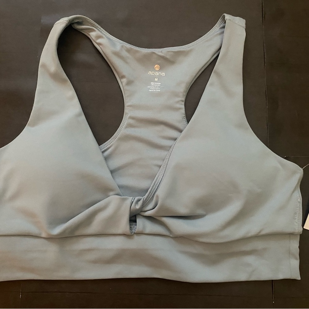 Apana Women's blue stone Sports Bra/yoga
